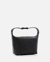 Bottega Veneta Women Mini Wallace Leather Shoulder Bag