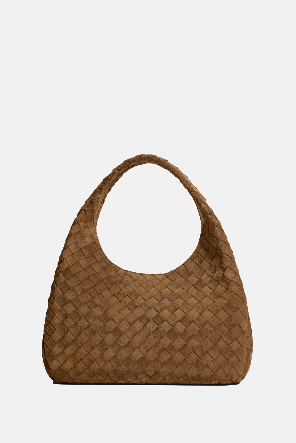 Bottega Veneta Women Campana Medium Suede Bag