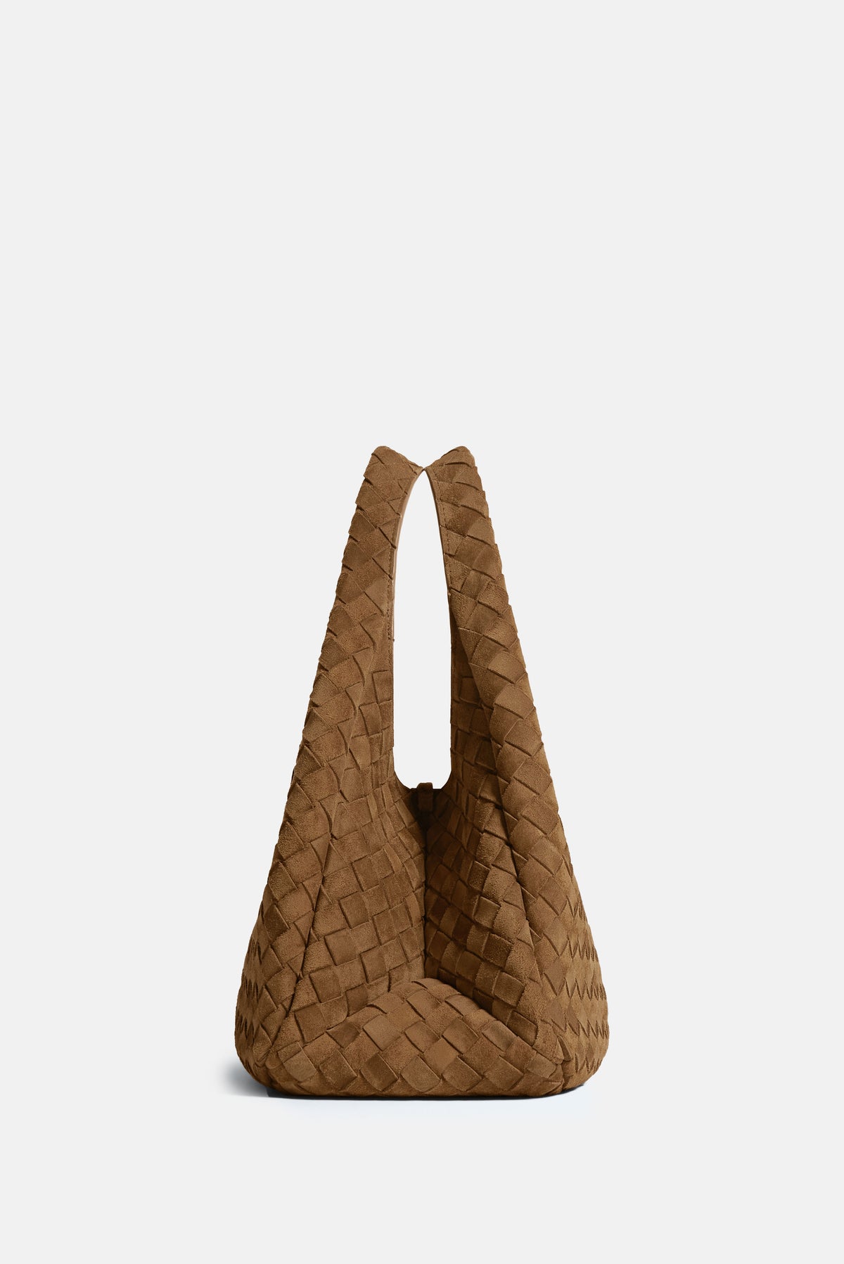 Bottega Veneta Women Campana Medium Suede Bag