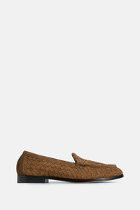 Bottega Veneta Women Silenzio Suede Loafers