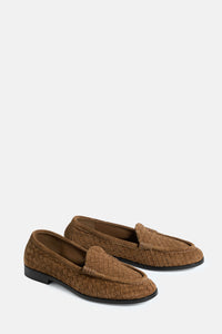 Bottega Veneta Women Silenzio Suede Loafers