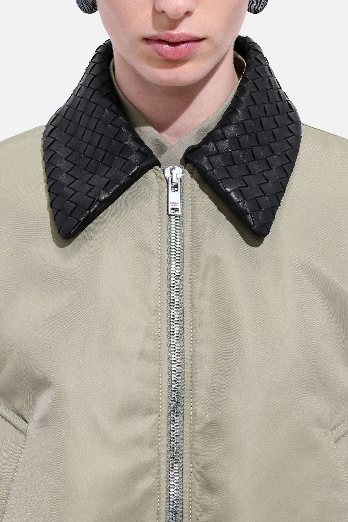 Bottega Veneta Women Satin Nylon Blouson
