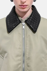 Bottega Veneta Women Satin Nylon Blouson