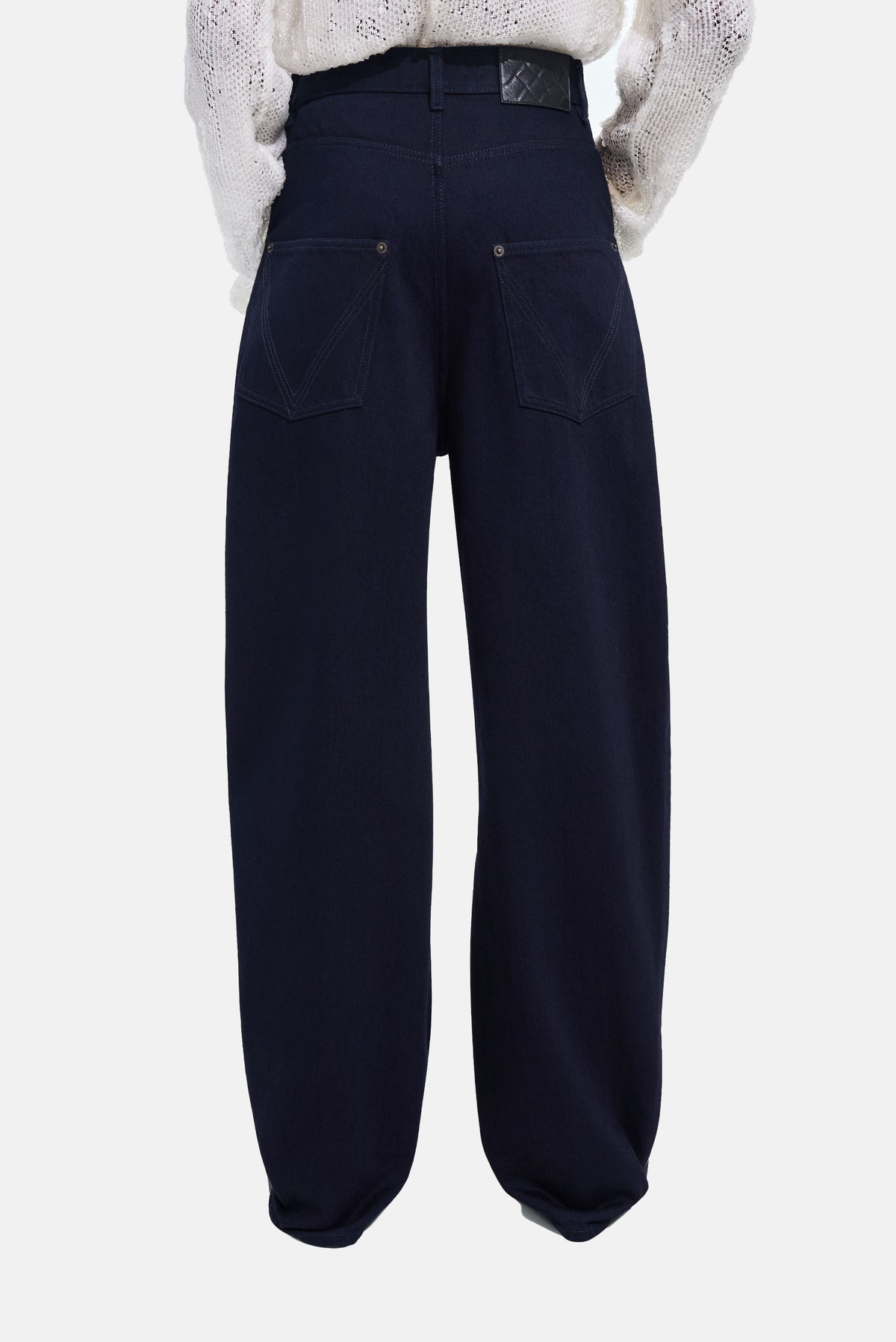 Bottega Veneta Bottega Veneta Women Black Blue Rinsed Denim