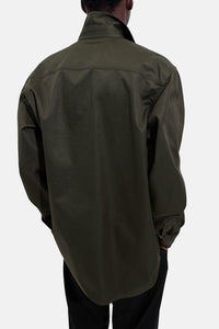 Bottega Veneta Men Cotton Gabardine Overshirt