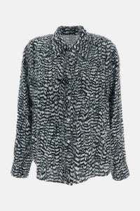 Bottega Veneta Women Feather-Effect Viscose Fil Coupé Shirt