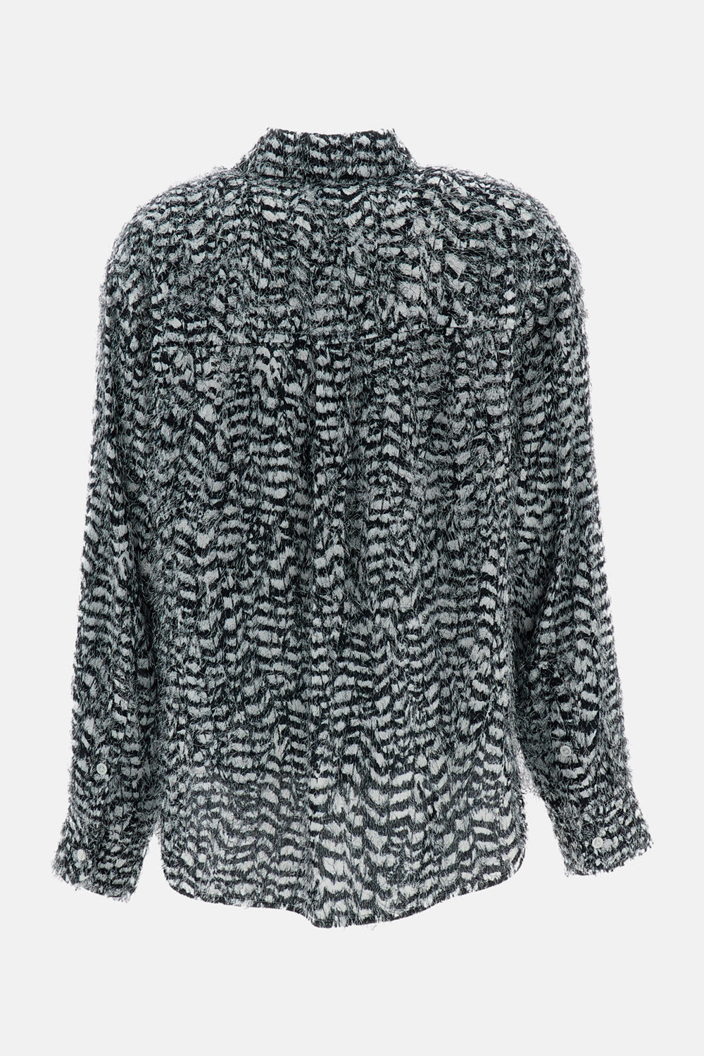 Bottega Veneta Women Feather-Effect Viscose Fil Coupé Shirt