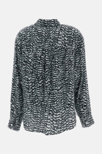 Bottega Veneta Women Feather-Effect Viscose Fil Coupé Shirt