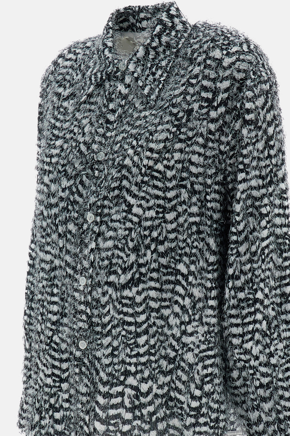 Bottega Veneta Women Feather-Effect Viscose Fil Coupé Shirt