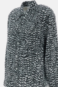 Bottega Veneta Women Feather-Effect Viscose Fil Coupé Shirt