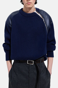 Bottega Veneta Men Wool And Cashmere English Rib Sweater