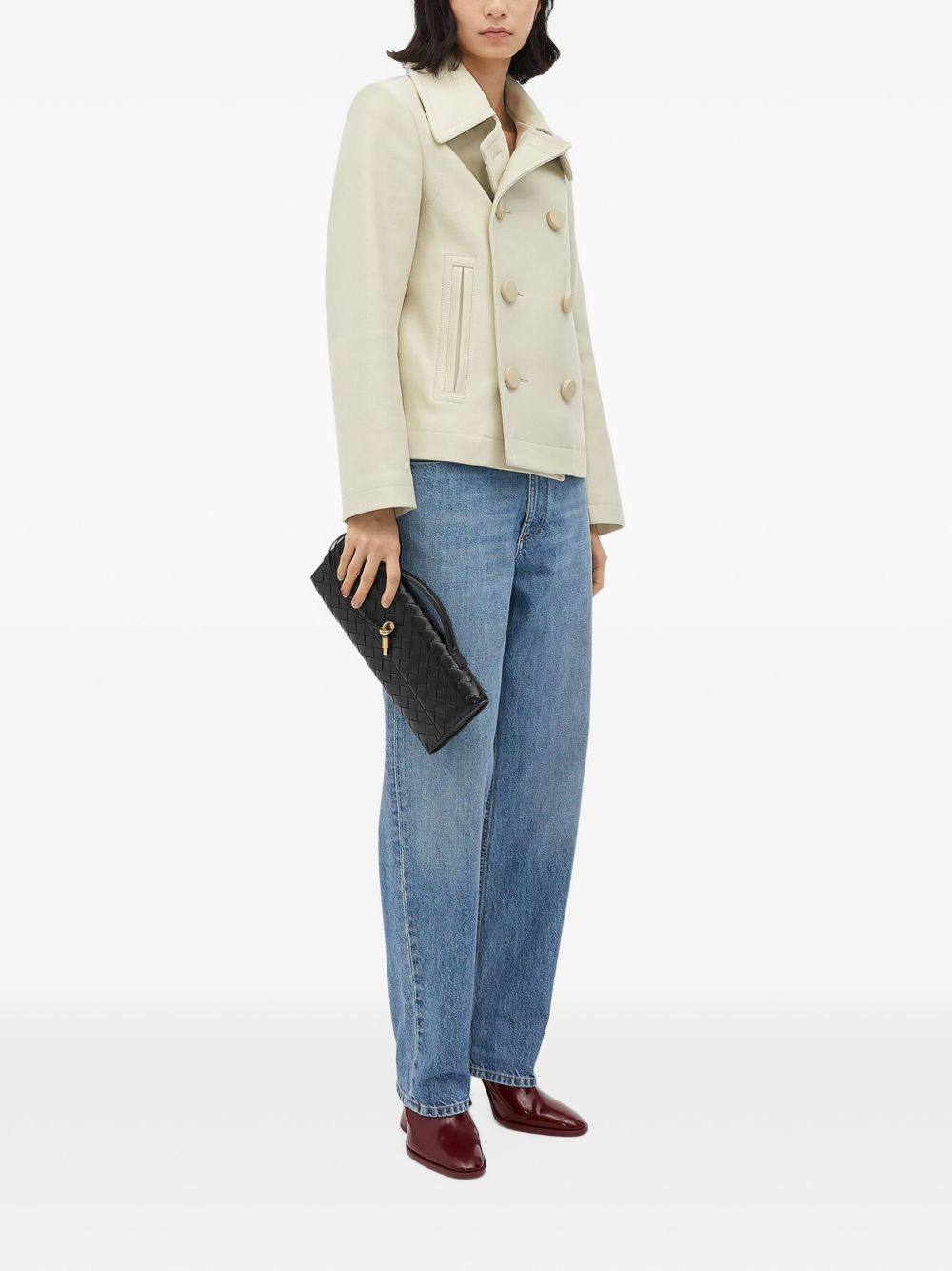 BOTTEGA VENETA Bottega Veneta Women Andiamo Leather Clutch