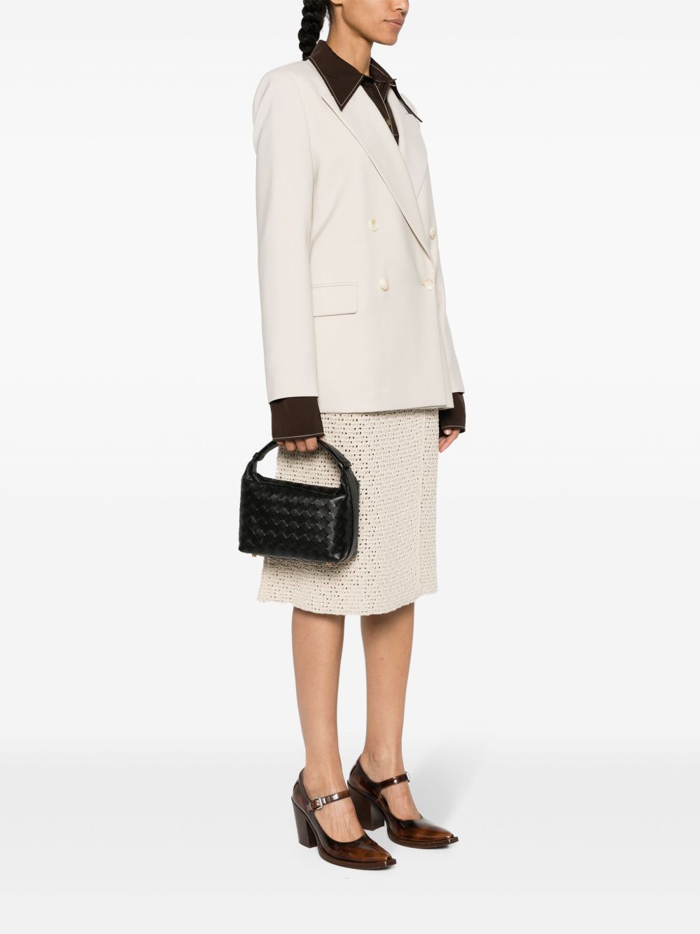 BOTTEGA VENETA Bottega Veneta Women Wallace Mini Leather Handbag