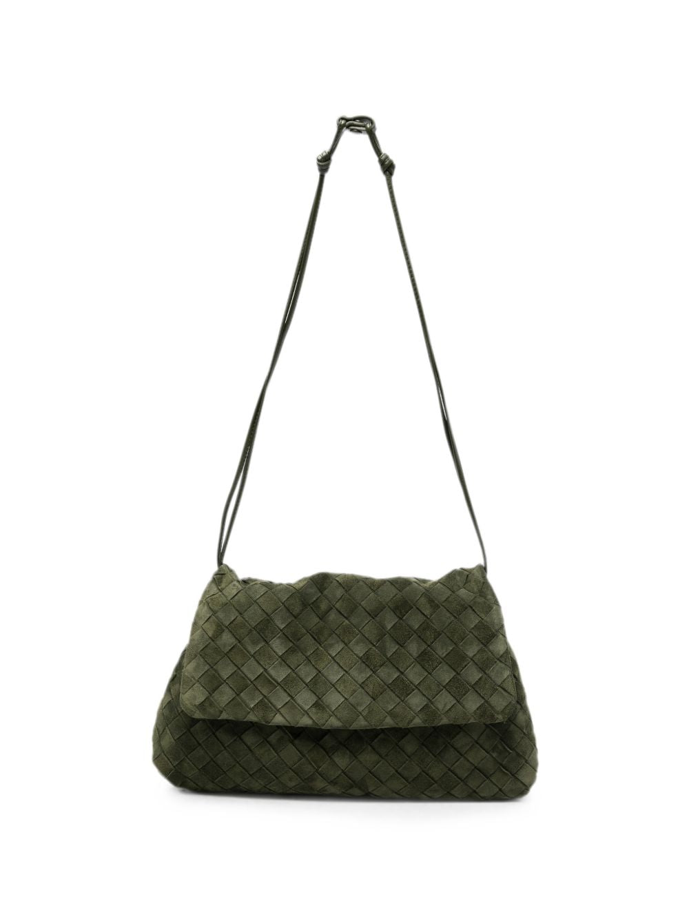 Bottega Veneta Women Giorno Leather Shoulder Bag
