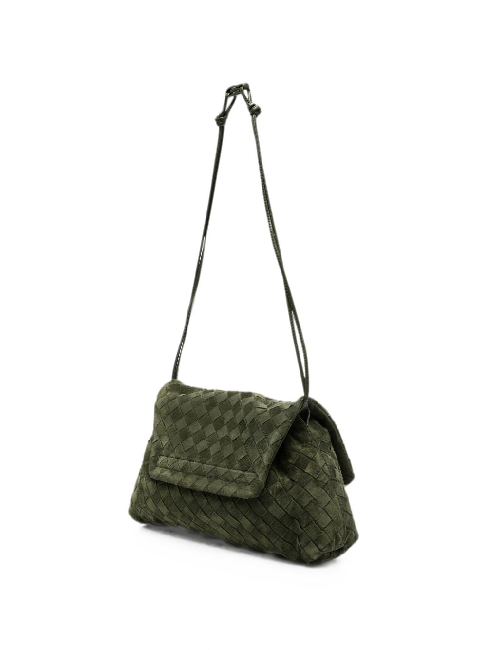 Bottega Veneta Women Giorno Leather Shoulder Bag
