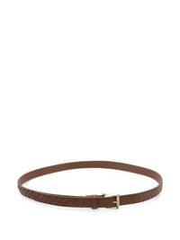 Bottega Veneta Women Solo Leather Belt
