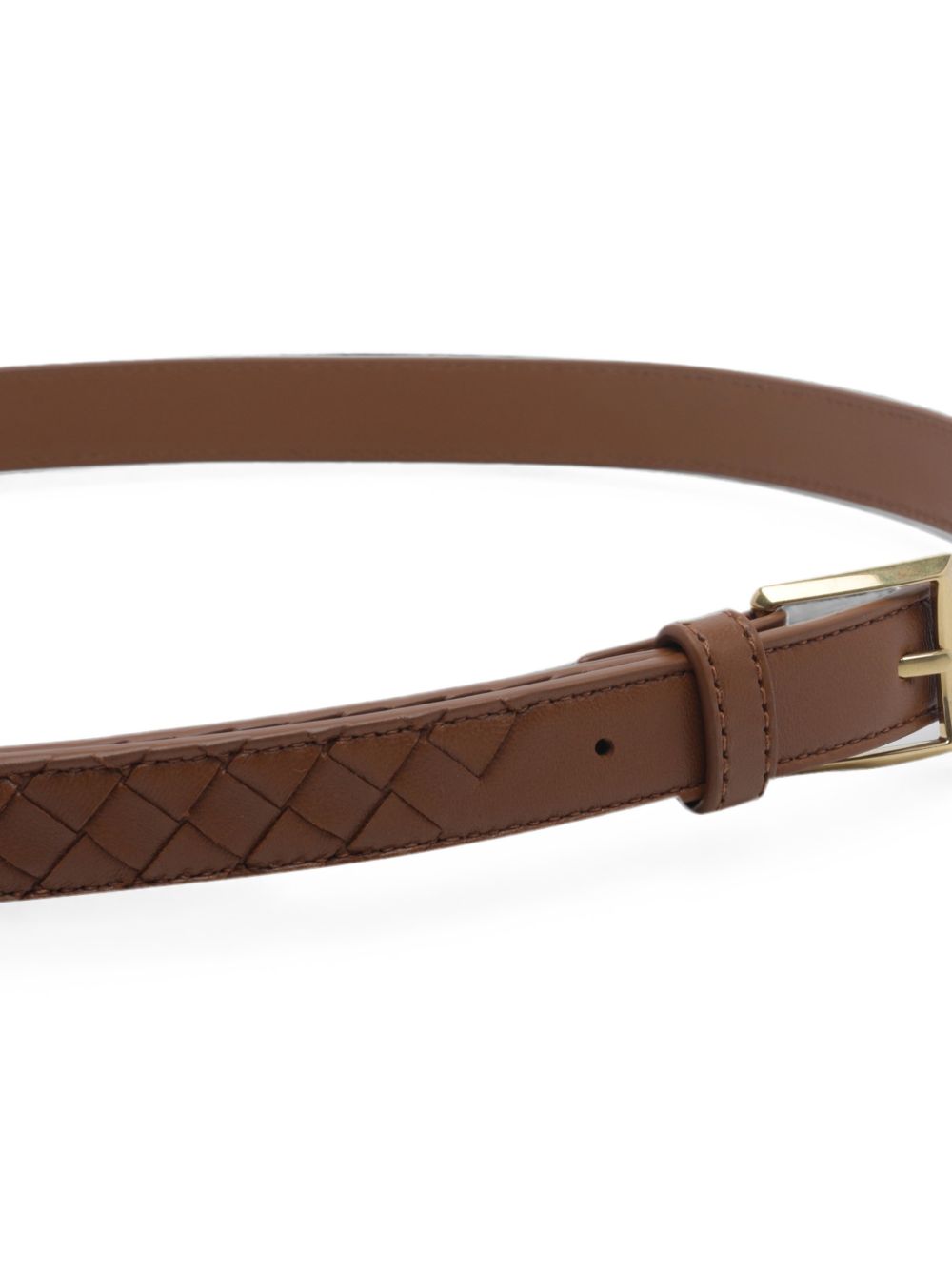 Bottega Veneta Women Solo Leather Belt