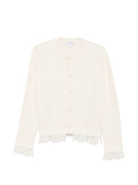 Bottega Veneta Women Wool Fringed Cardigan