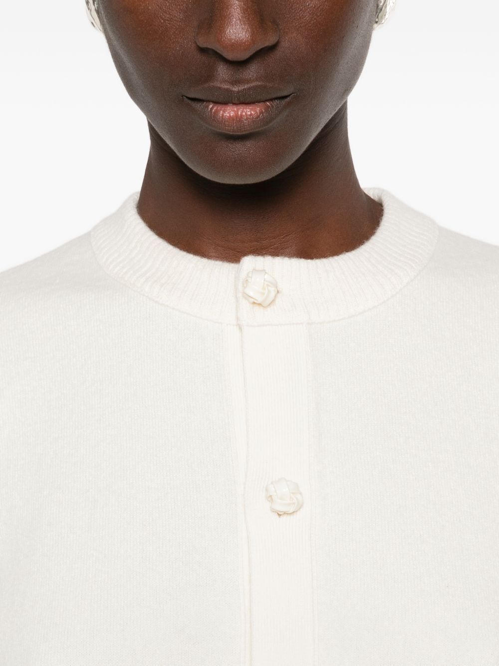 Bottega Veneta Women Wool Fringed Cardigan