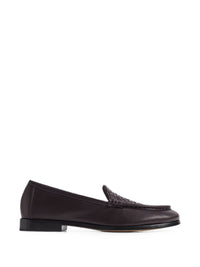 Bottega Veneta Women Silenzio Leather Loafers