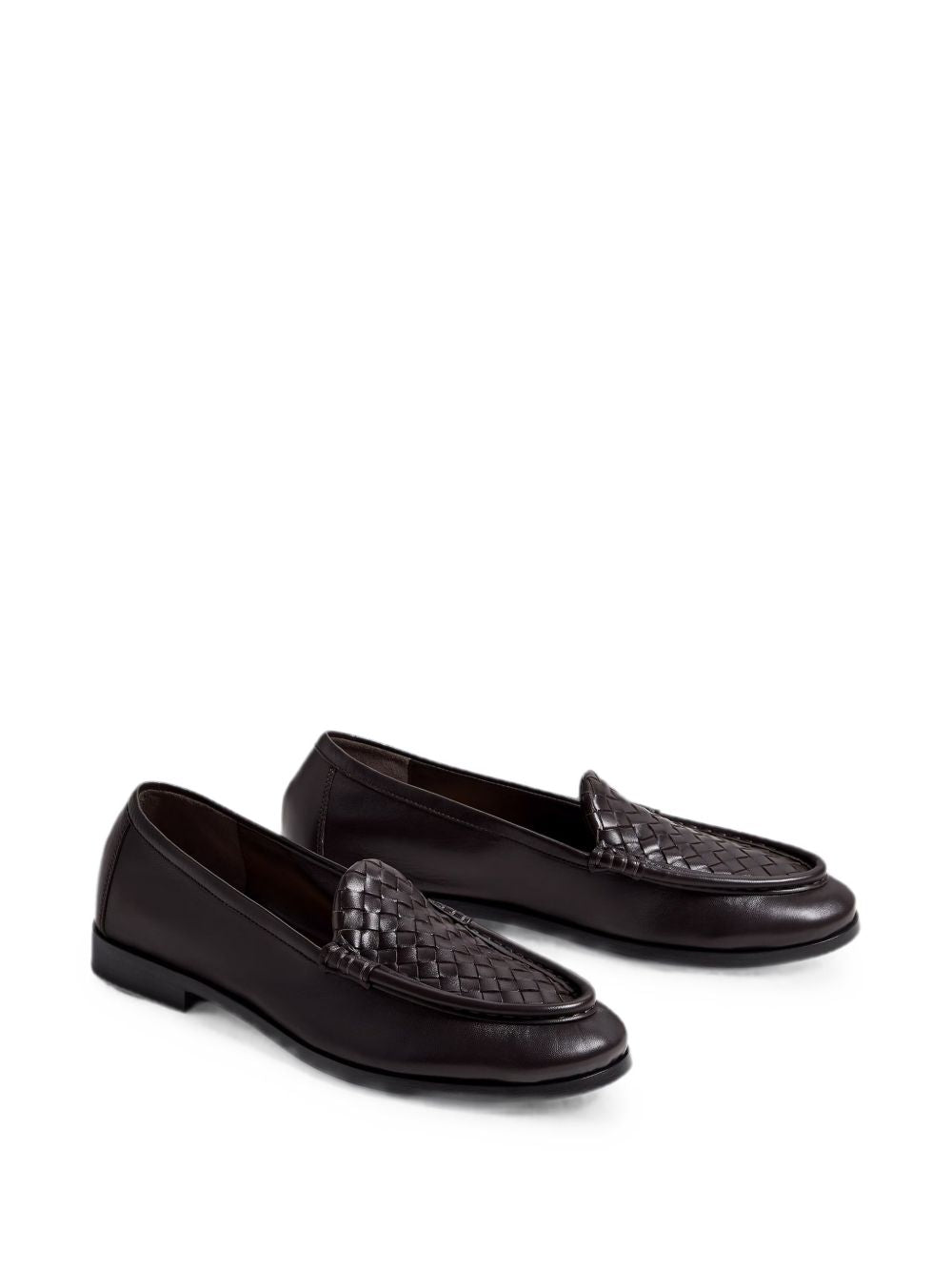 Bottega Veneta Women Silenzio Leather Loafers