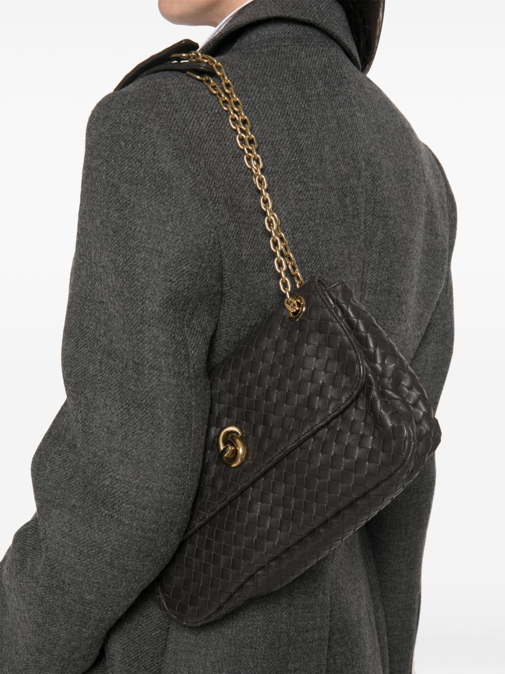 BOTTEGA VENETA Bottega Veneta Women Madison Leather Shoulder Bag