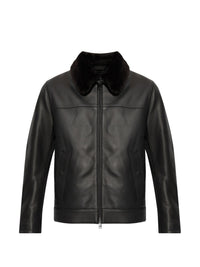 Brioni Men Leather Jacket