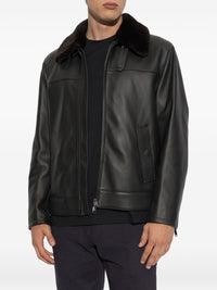 Brioni Men Leather Jacket