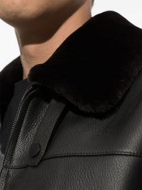 Brioni Men Leather Jacket