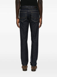Brioni Men Cotton And Cashmere Denim Jeans