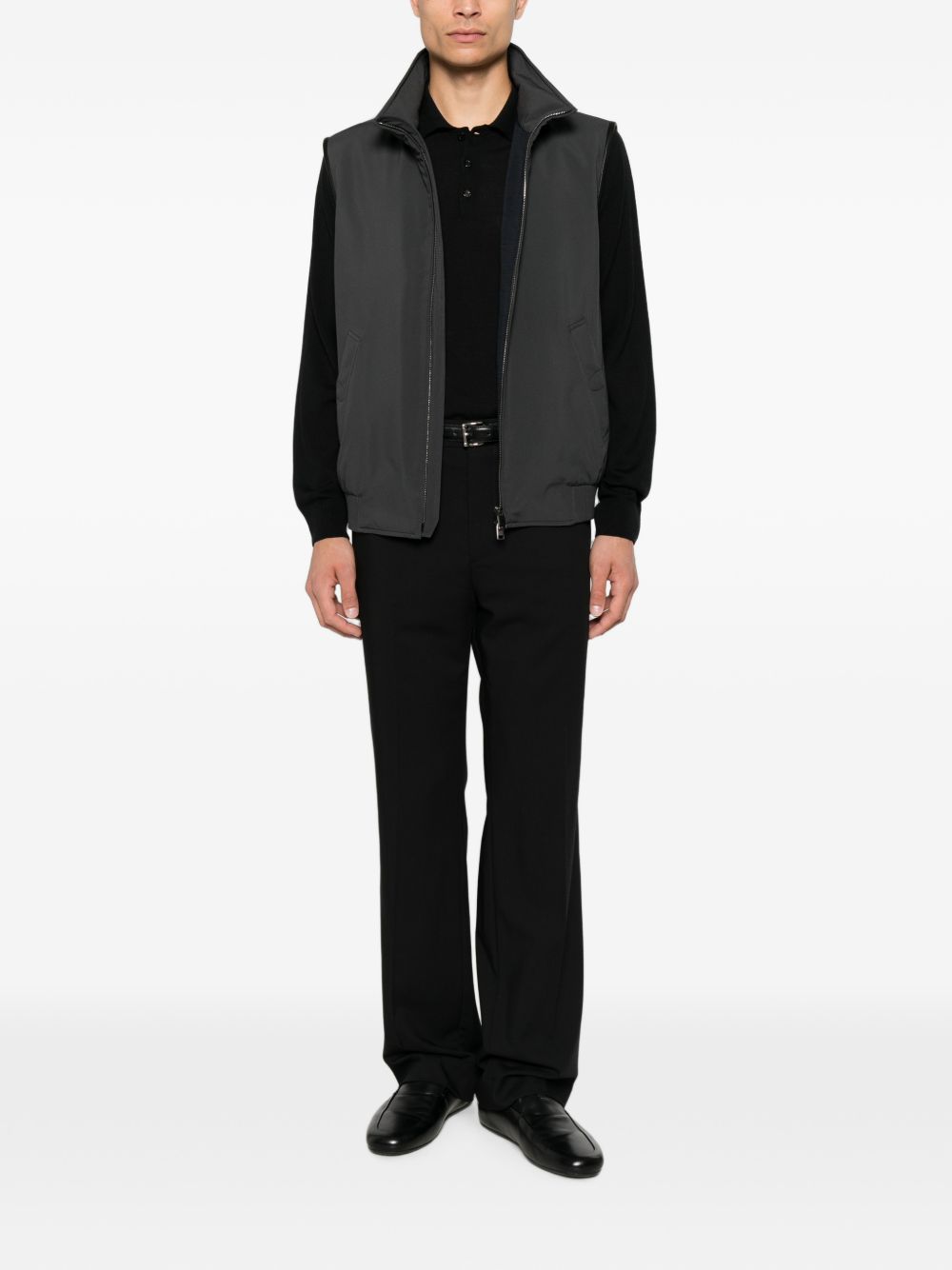 Brioni Men Nylon Down Vest