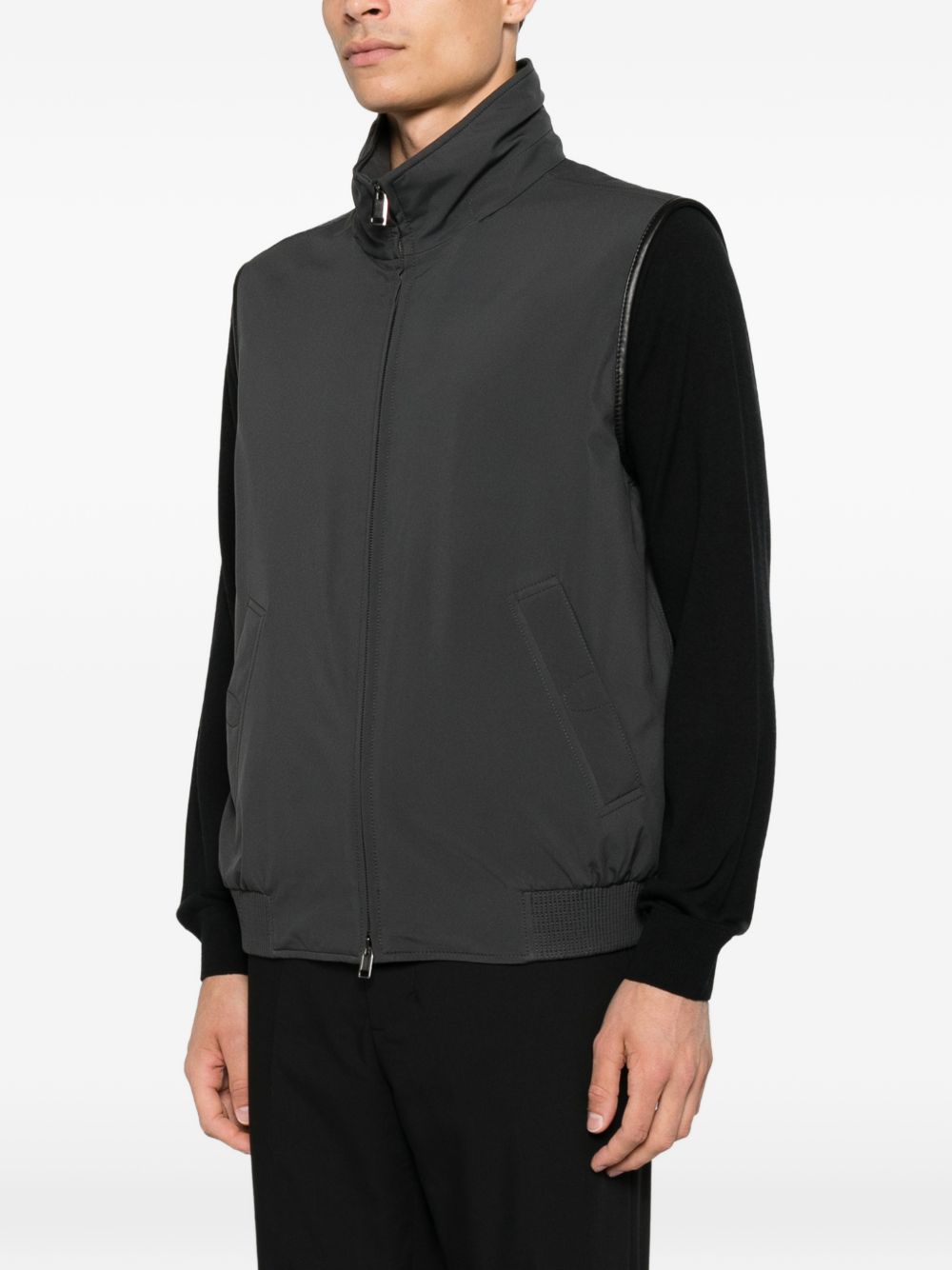 Brioni Men Nylon Down Vest