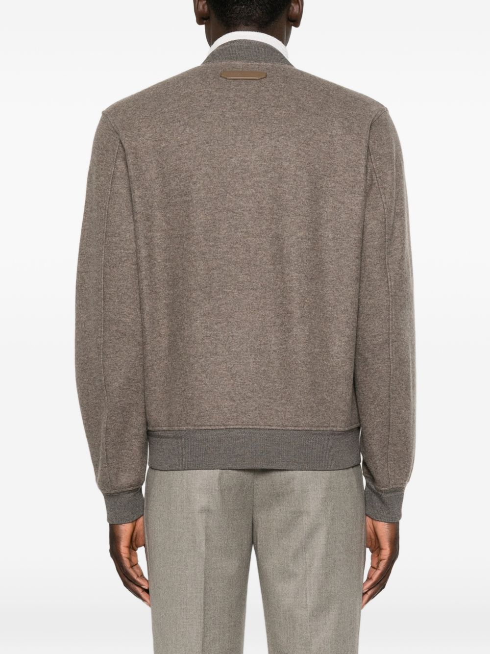 Brioni Men Cashmere Bomber Jacket