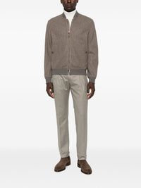 Brioni Men Cashmere Bomber Jacket