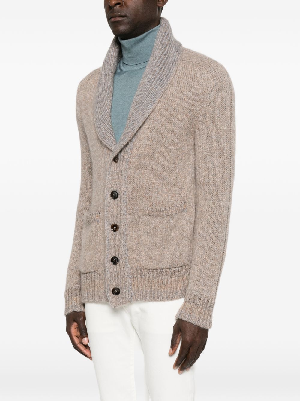 Brioni Men Cashmere And Silk Cardigan