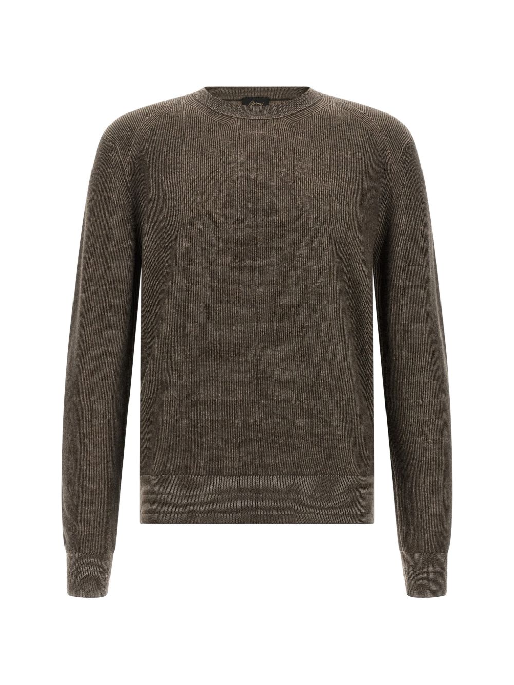 Brioni Men Cashmere And Wool Crewneck Sweater