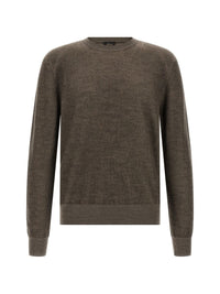 Brioni Men Cashmere And Wool Crewneck Sweater