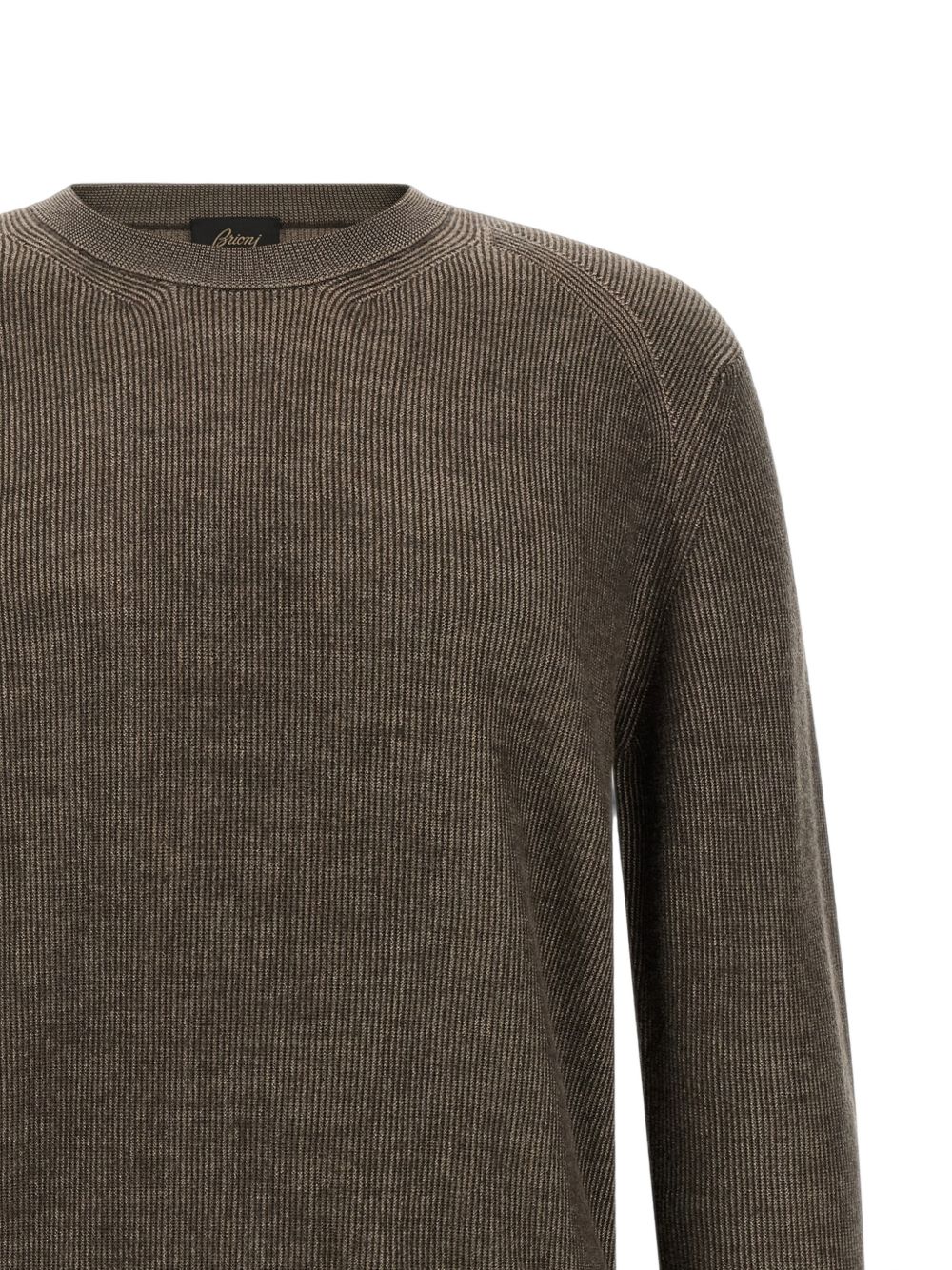 Brioni Men Cashmere And Wool Crewneck Sweater