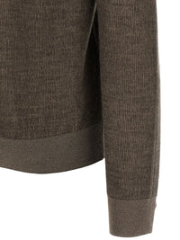 Brioni Men Cashmere And Wool Crewneck Sweater