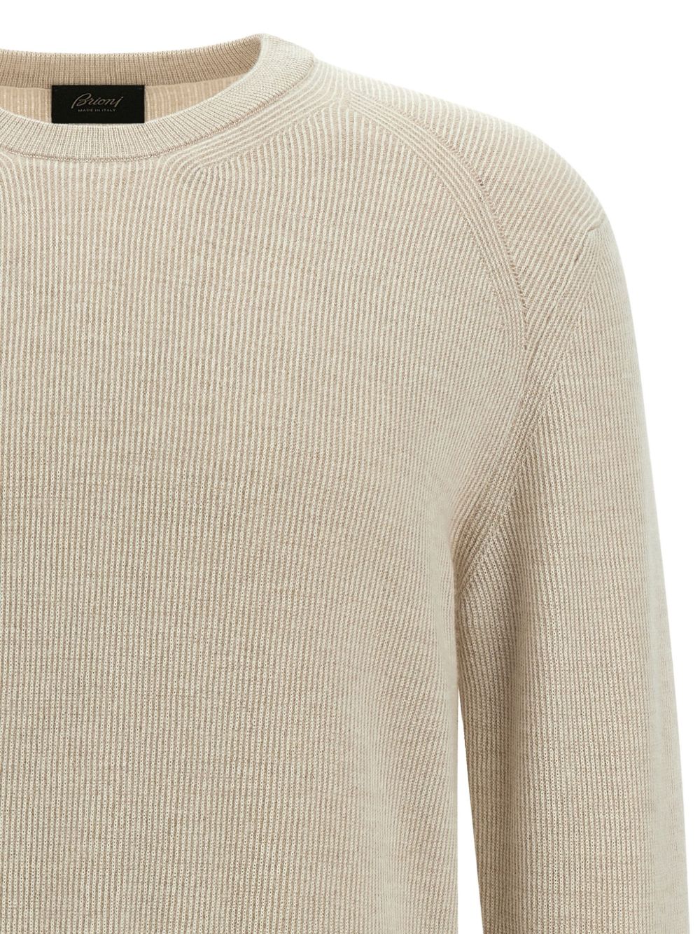 Brioni Men Cashmere And Wool Crewneck Sweater
