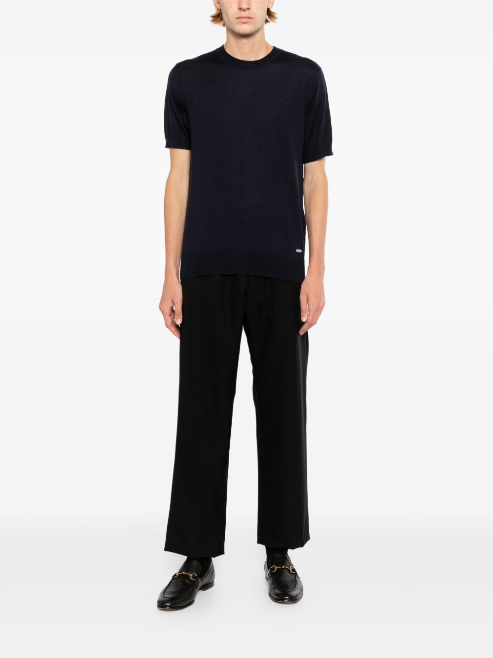 BRIONI Brioni Men Cashmere And Silk Blend T-Shirt
