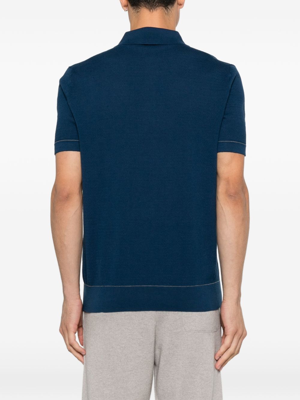 Brioni Men Cotton Polo Shirt