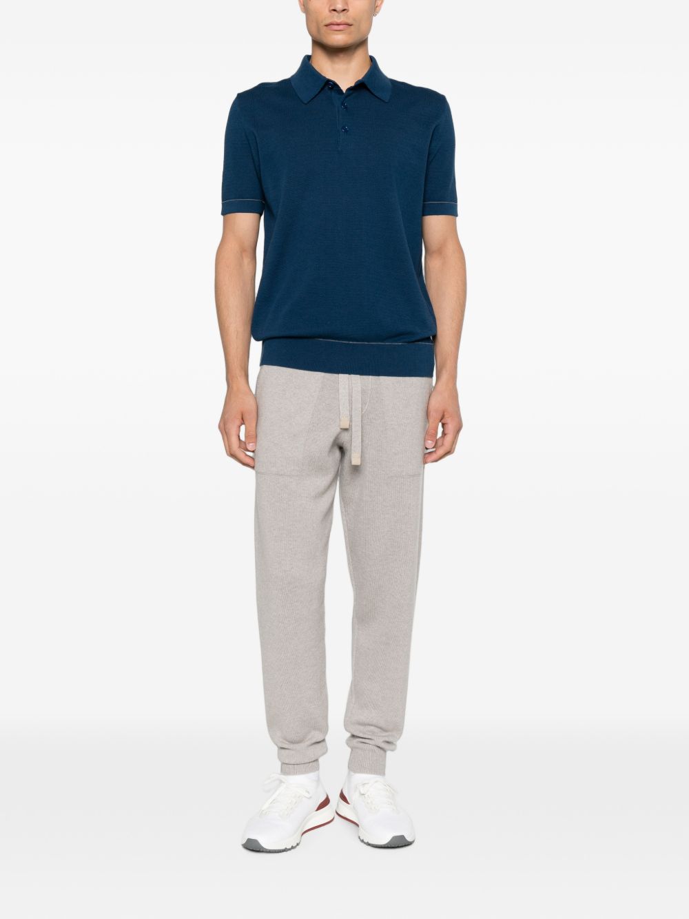 Brioni Men Cotton Polo Shirt