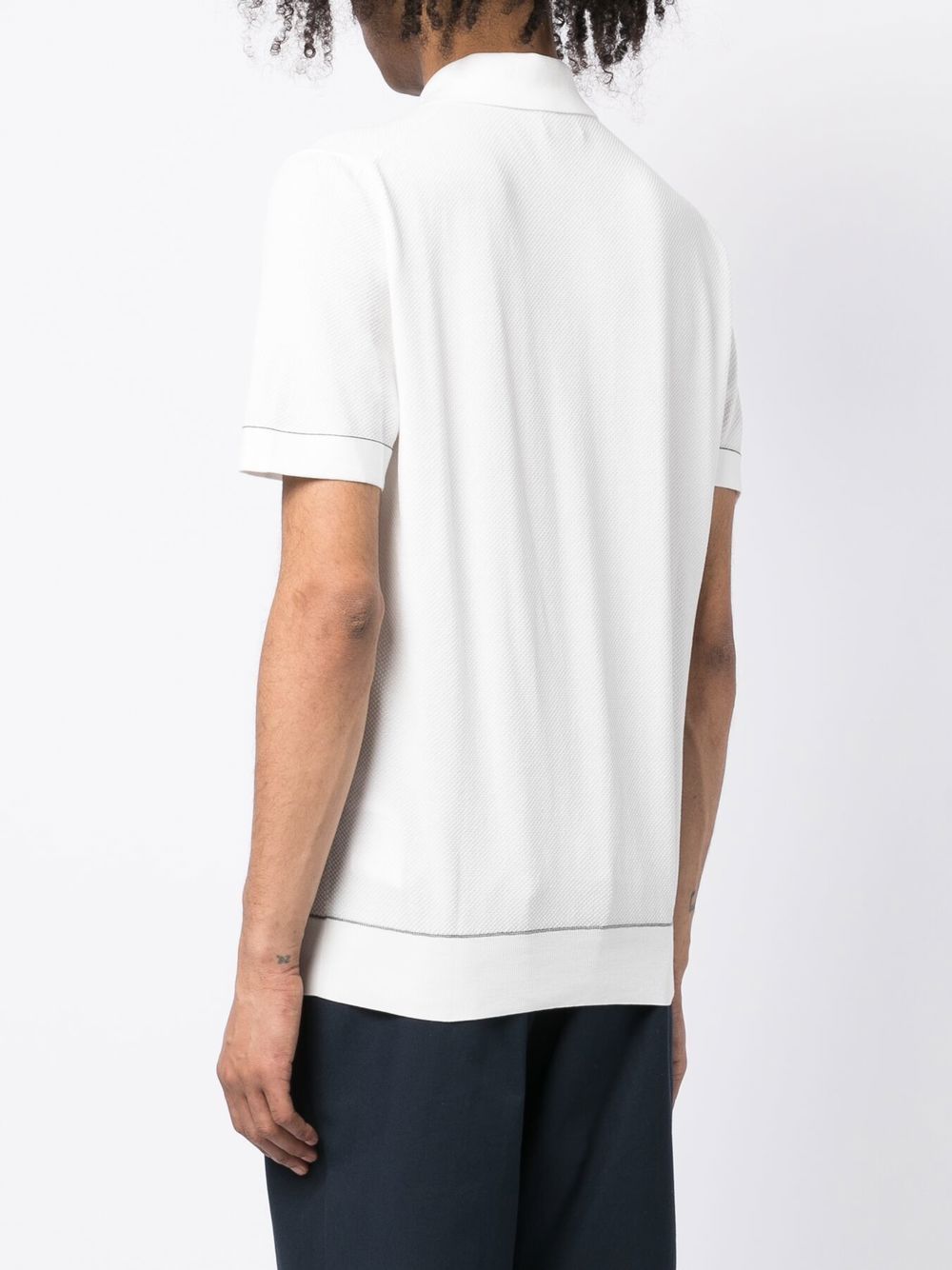 Brioni Men Cotton Polo Shirt