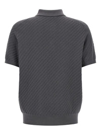 Brioni Men Cashmere And Cotton Polo Shirt