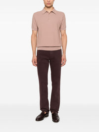 Brioni Men Cotton And Cashmere Polo Shirt