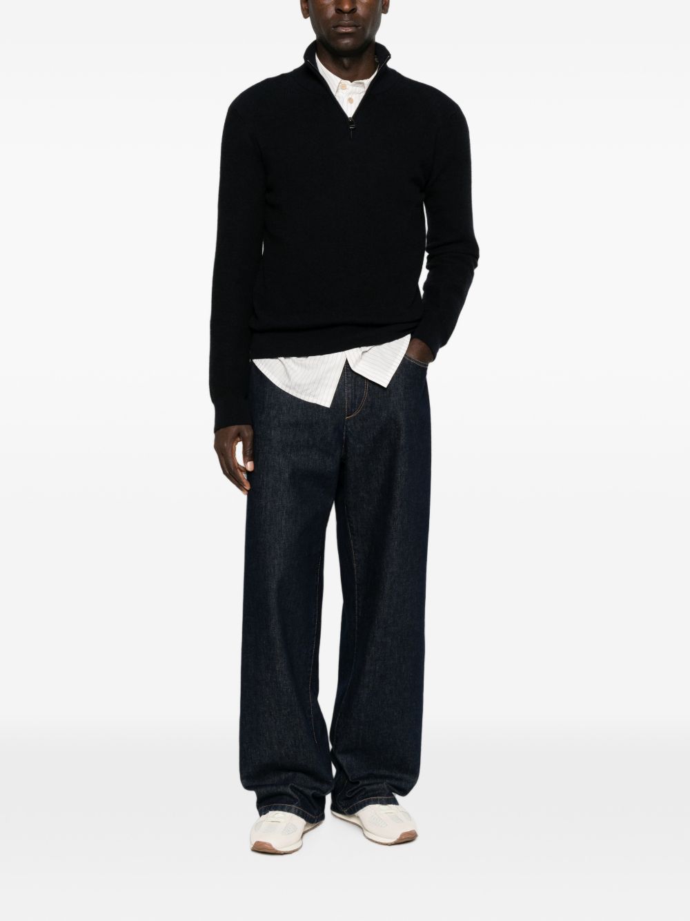 BRIONI Brioni Men Wool And Cashmere Turtle-Neck Sweater