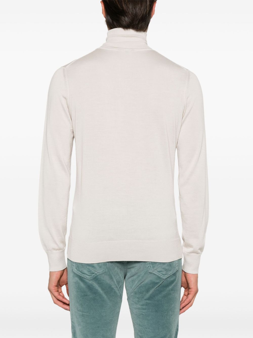 Brioni Men Cashmere And Silk Turtle-Neck Sweater