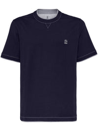 BRUNELLO CUCINELLI Brunello Cucinelli Men Logo Cotton T-Shirt