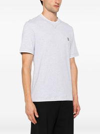 Brunello Cucinelli Men Logo Cotton T-Shirt